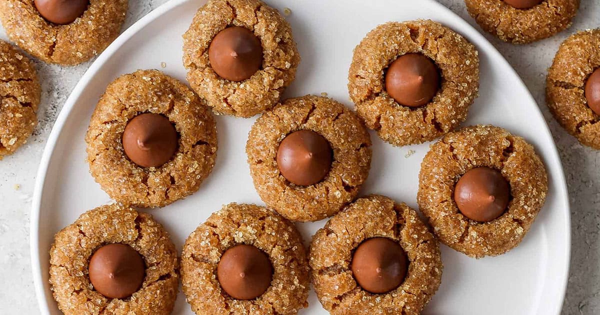 Flourless Peanut Butter Blossoms Recipe