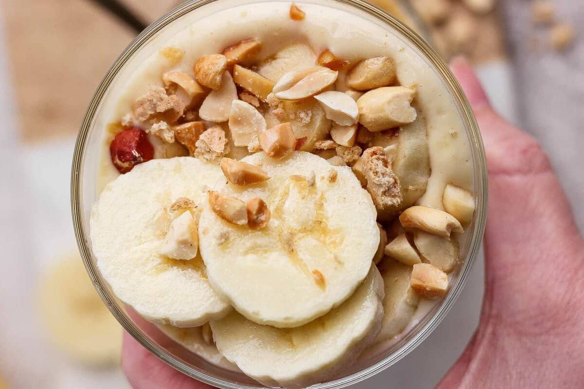 High-Protein Banana Pudding: 25g Protein Treat